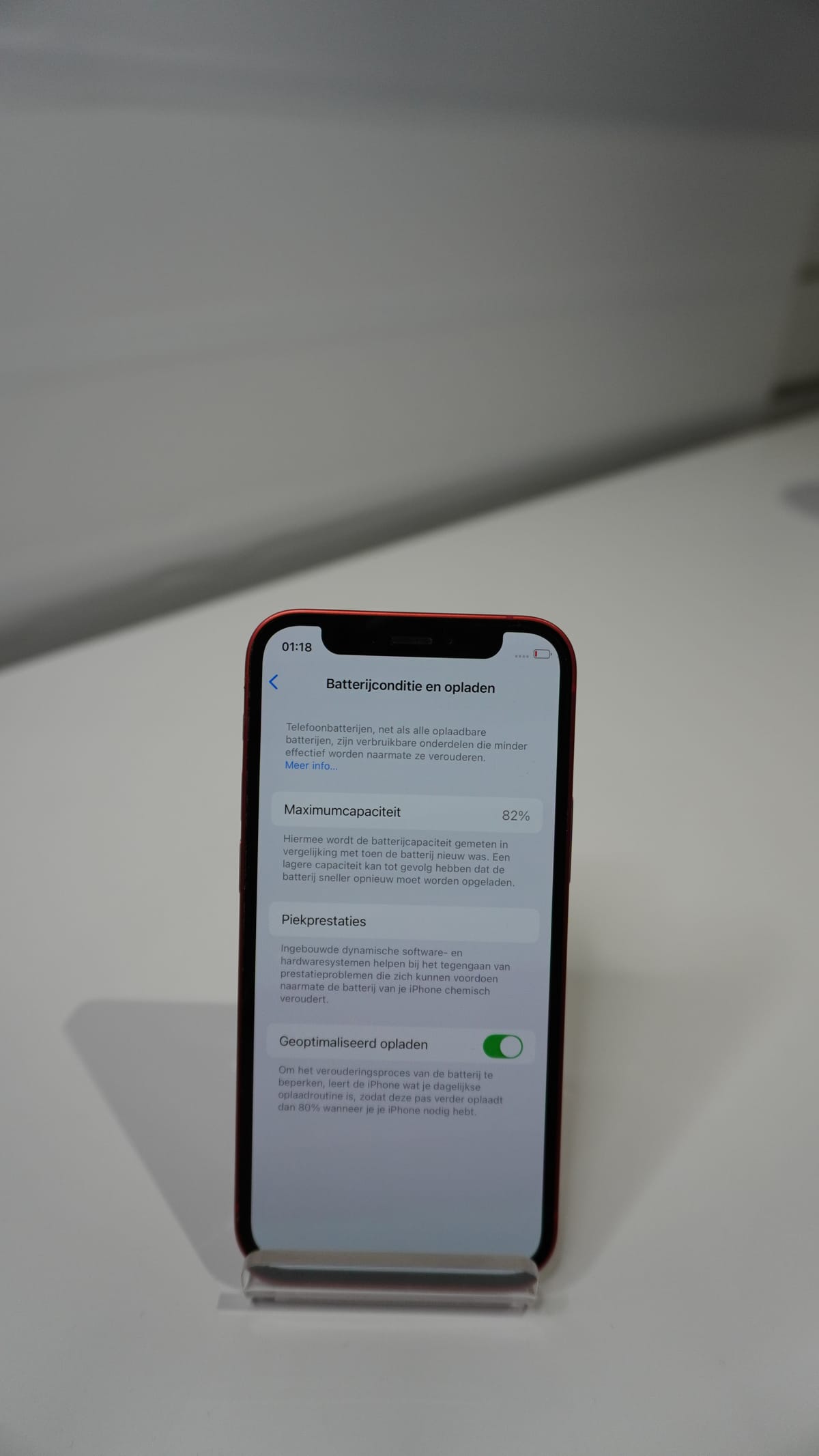 iPhone 12 mini 128GB PRODUCT(RED) (Uitstekend)