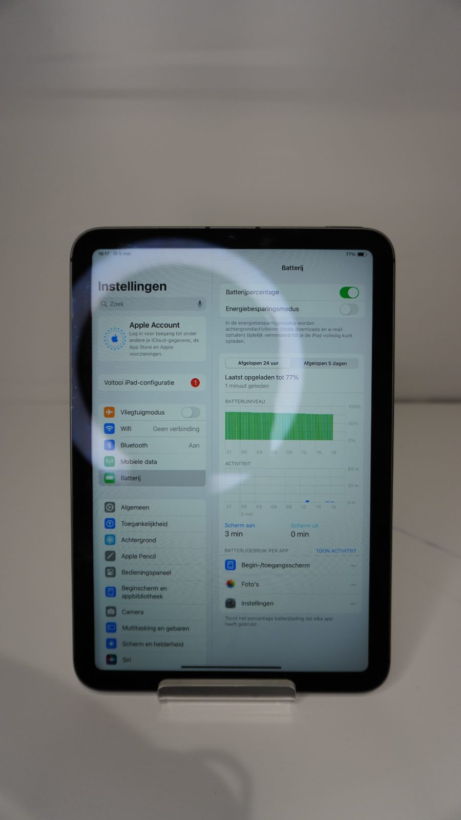 iPad mini 6 64GB Space Gray Wi-Fi + Cellular (Uitstekend)